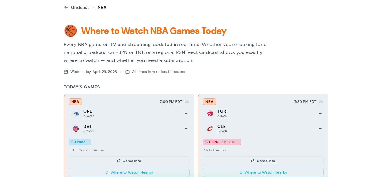 Sport Landing Page